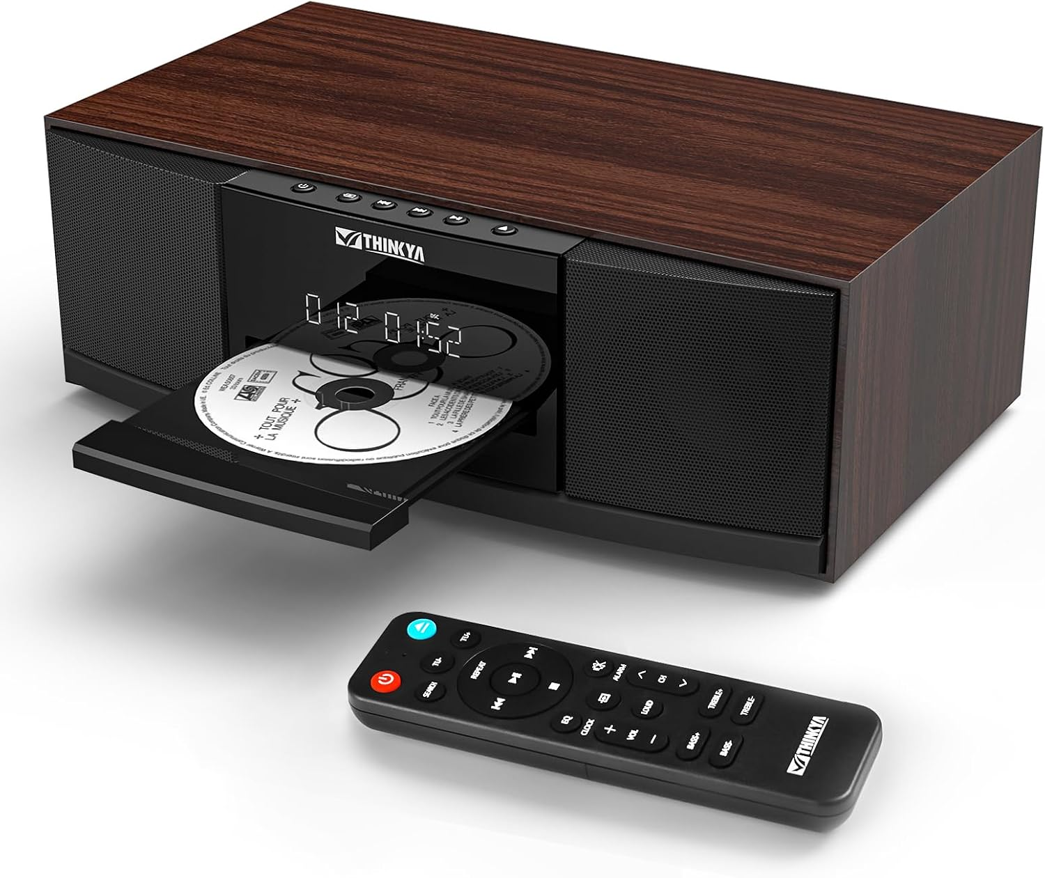THINKYA JA-318 Brown Home Stereo System