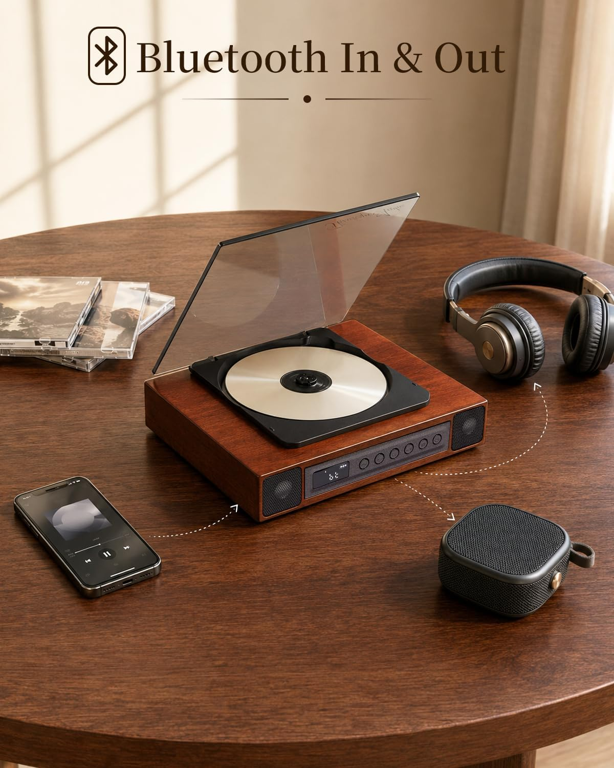 THINKYA K10 Bluetooth CD Player